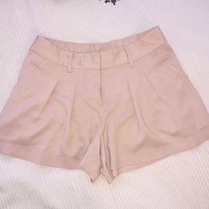 Cream Pink Theory Shorts Size 2